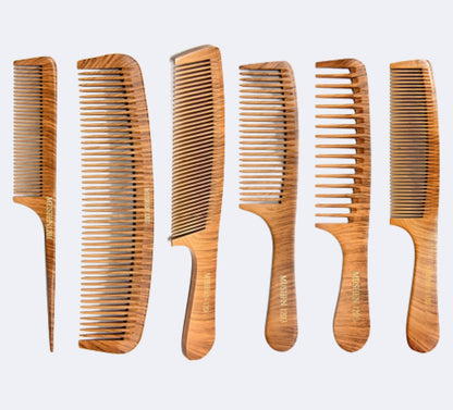 Natural Pear Wooden Wide Tooth Hair Comb