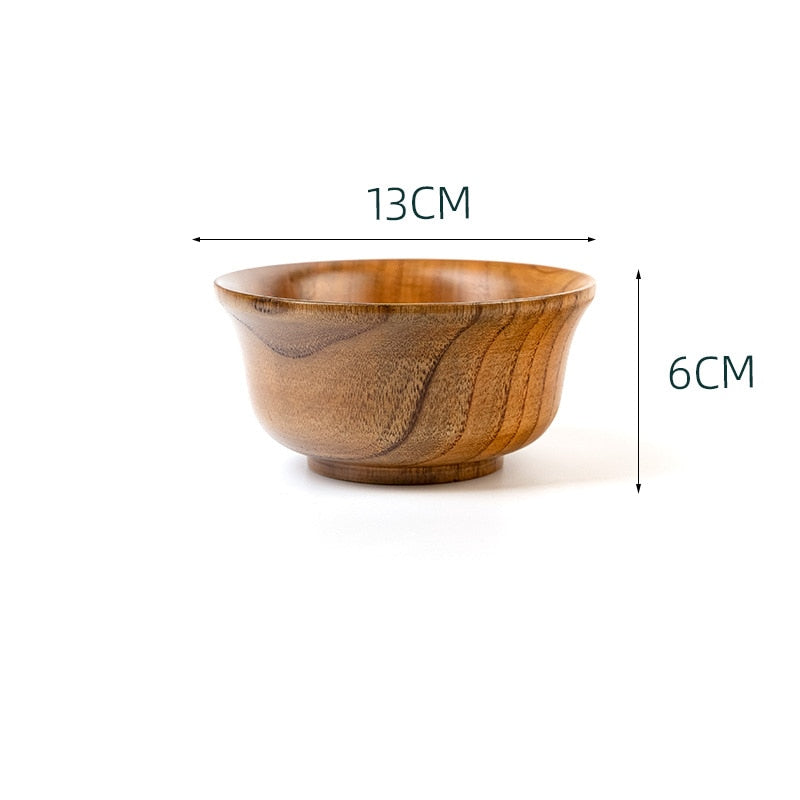 Natural, Handcrafted, Wooden Bowl