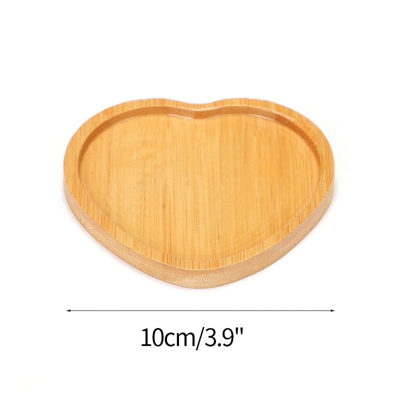 Bamboo Wood Tray/Saucer/Flower Pot/Plate