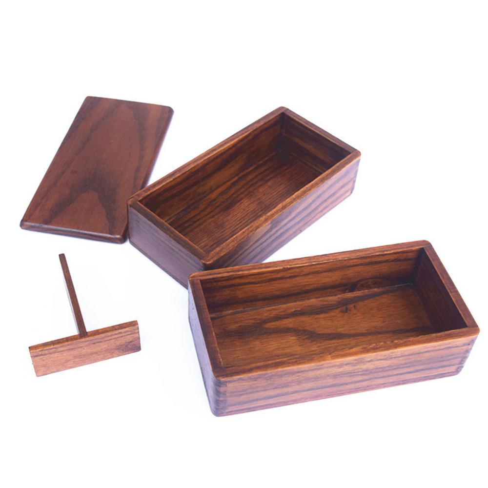 Double Layer Wooden Bento Lunch Box